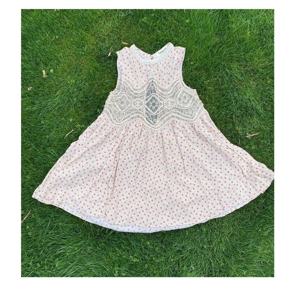 Impressions Lace Flower Sun Dress Women's Large